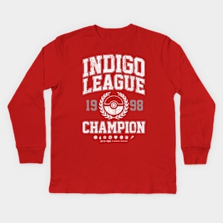 Indigo League Champion Kids Long Sleeve T-Shirt